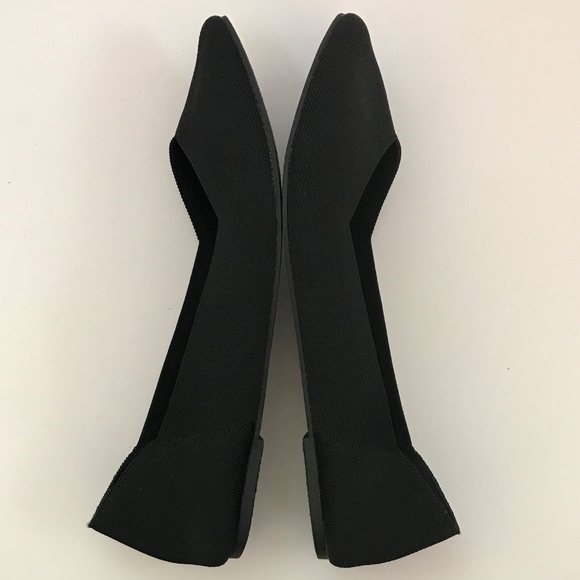 MIA Kerrie Point Toe Knit Flats Black Women’s Size 11 - Picture 9 of 16